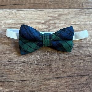 Plaid Kids Bow Tie & Dog Bandana